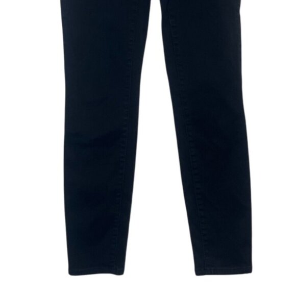 J Crew 8" Toothpick Skinny Jeans Womens Size 26 Waist Black High Rise - Picture 5 of 10